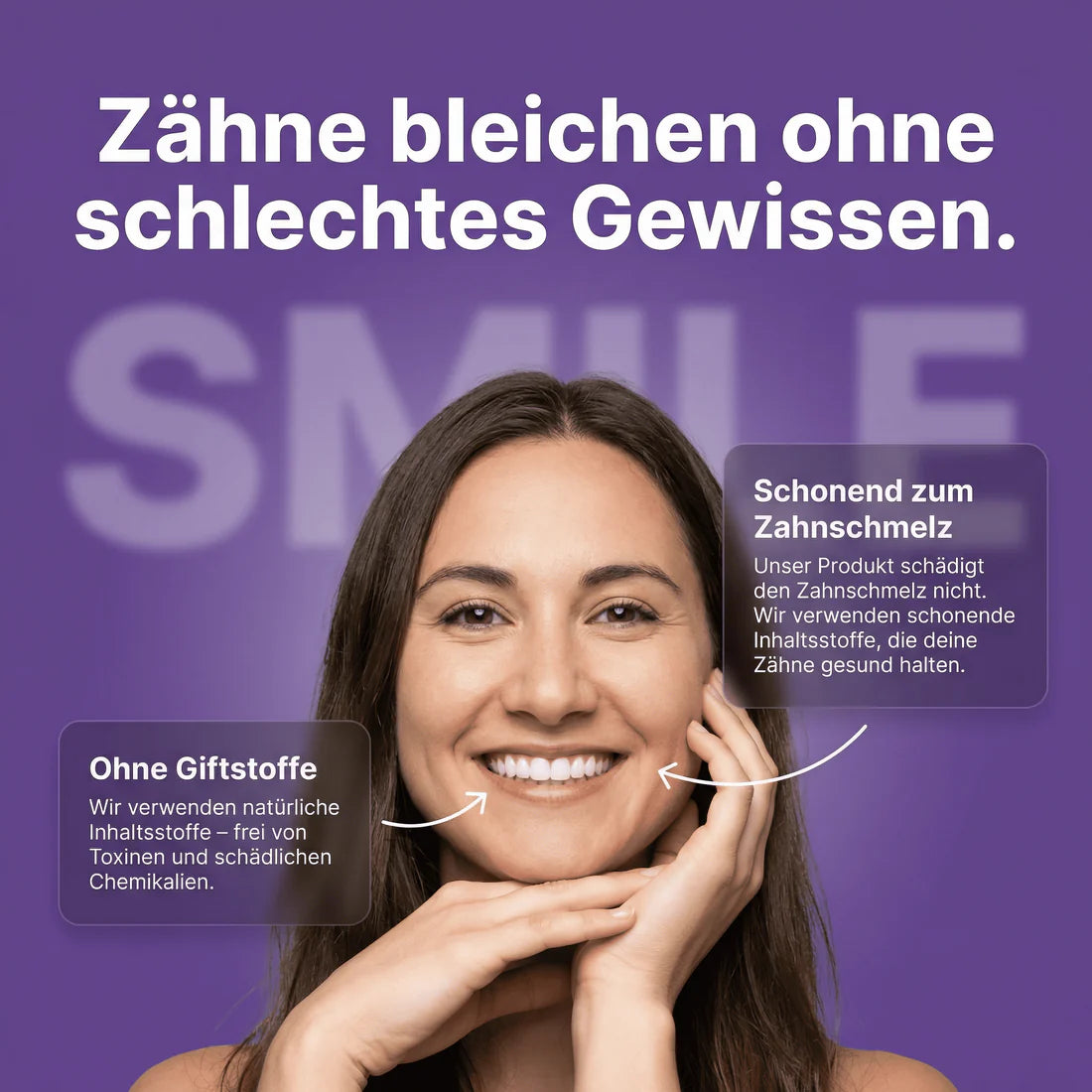 Vioren - Lila Zahnweiß-Streifen